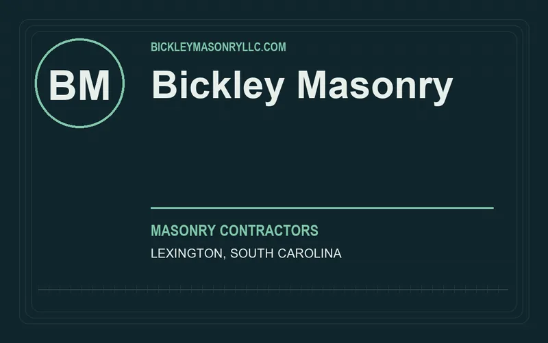 Bickley Masonry in Lexington, South Carolina