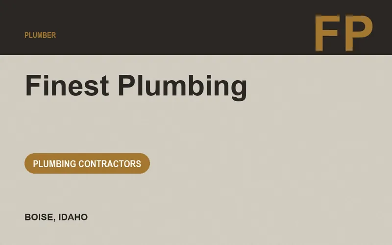 Finest Plumbing in Boise, Idaho