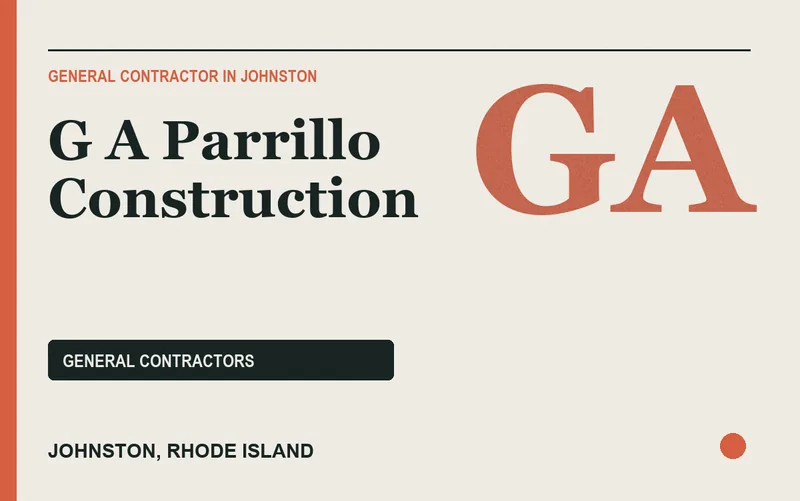 G A Parrillo Construction in Johnston, Rhode Island