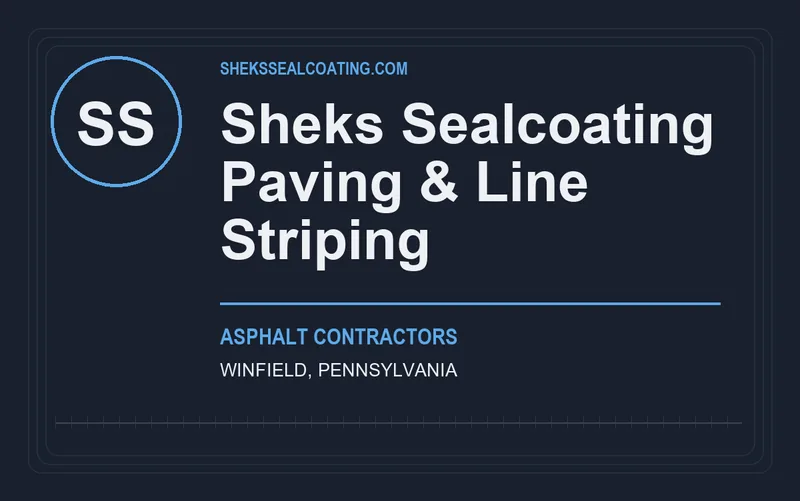 Sheks Sealcoating Paving & Line Striping in Winfield, Pennsylvania