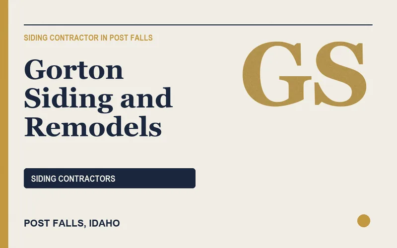 Gorton Siding and Remodels in Post Falls, Idaho