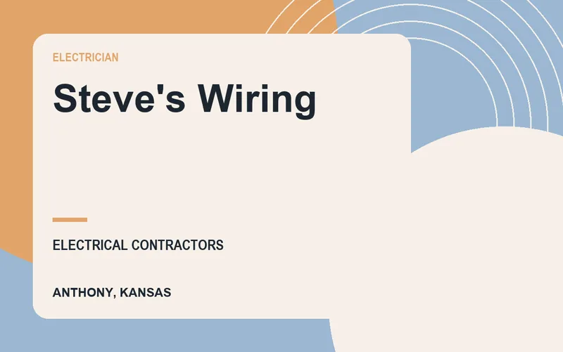 Steve's Wiring in Anthony, Kansas
