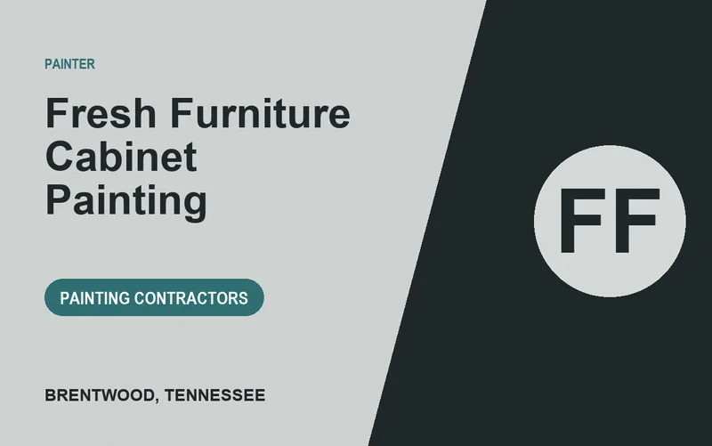 Fresh Furniture Cabinet Painting in Brentwood, Tennessee