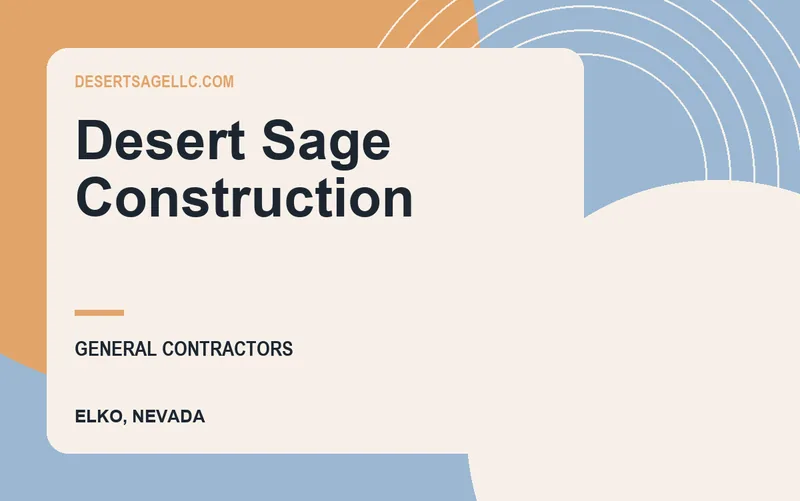 Desert Sage Construction in Elko, Nevada