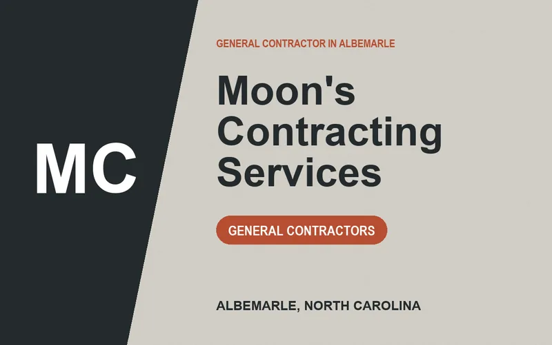 Moon's Contracting Services in Albemarle, North Carolina