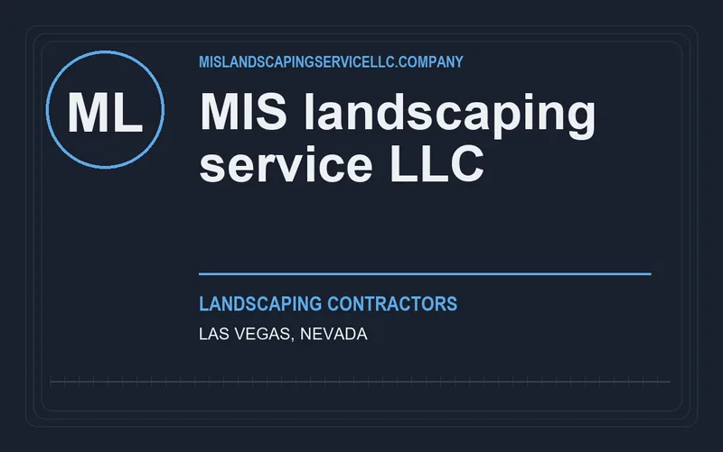 MIS landscaping service llc in Las Vegas, Nevada