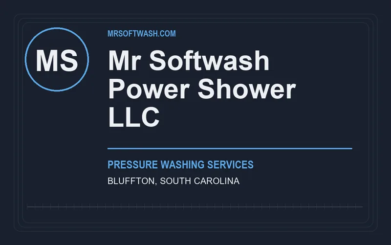 Mr Softwash Power Shower LLC in Bluffton, South Carolina