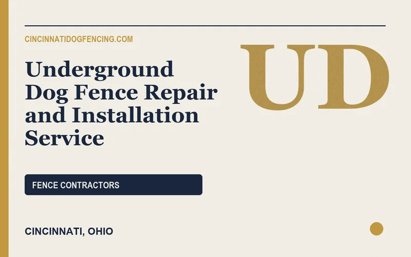 Underground Dog Fence Repair and Installation Service in Cincinnati, Ohio