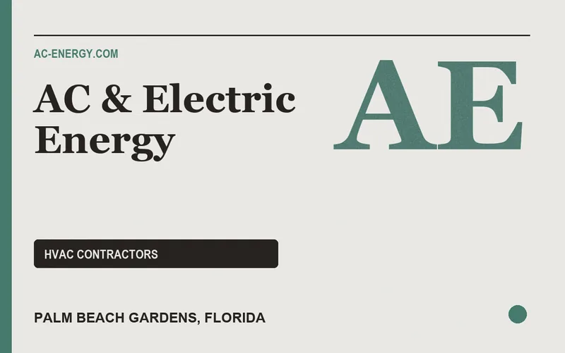 AC & Electric Energy in Palm Beach Gardens, Florida