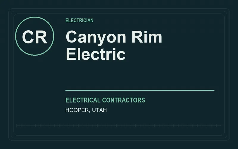 Canyon Rim Electric in Hooper, Utah