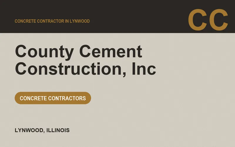 County Cement Construction, Inc in Lynwood, Illinois