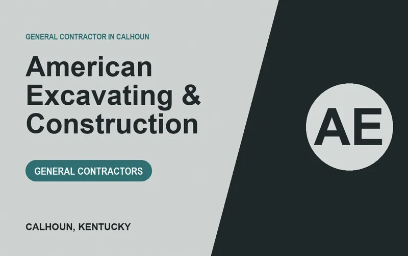 American Excavating & Construction in Calhoun, Kentucky