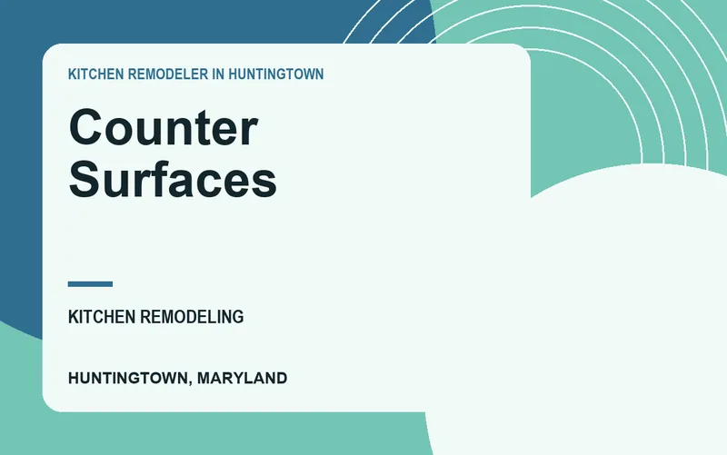 Counter Surfaces in Huntingtown, Maryland