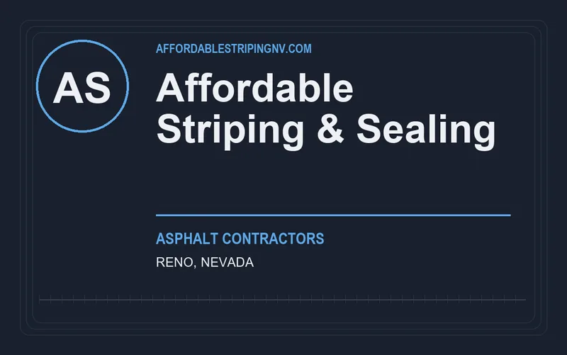 Affordable Striping & Sealing in Reno, Nevada