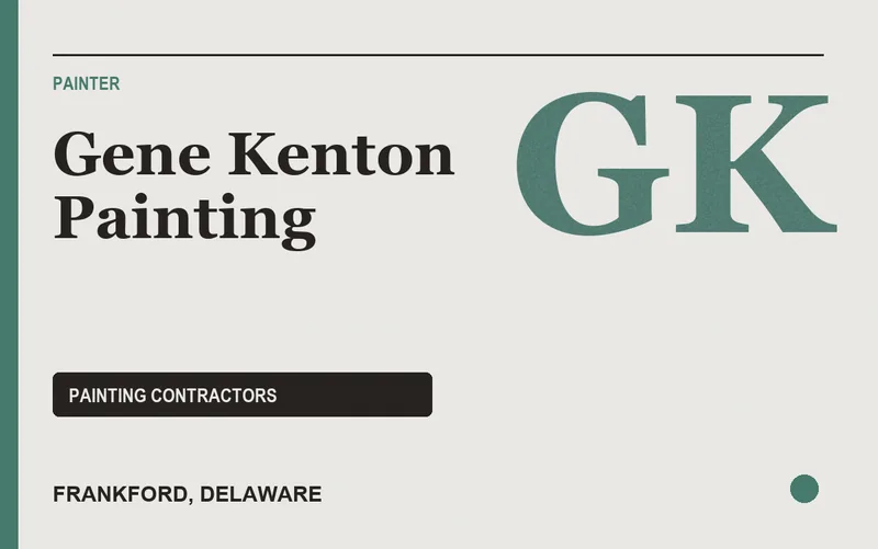 Gene Kenton Painting in Frankford, Delaware