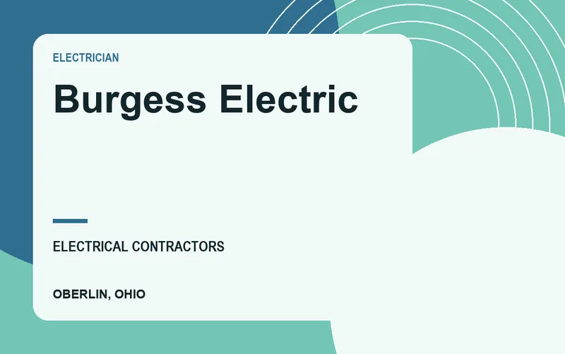 Burgess Electric in Oberlin, Ohio