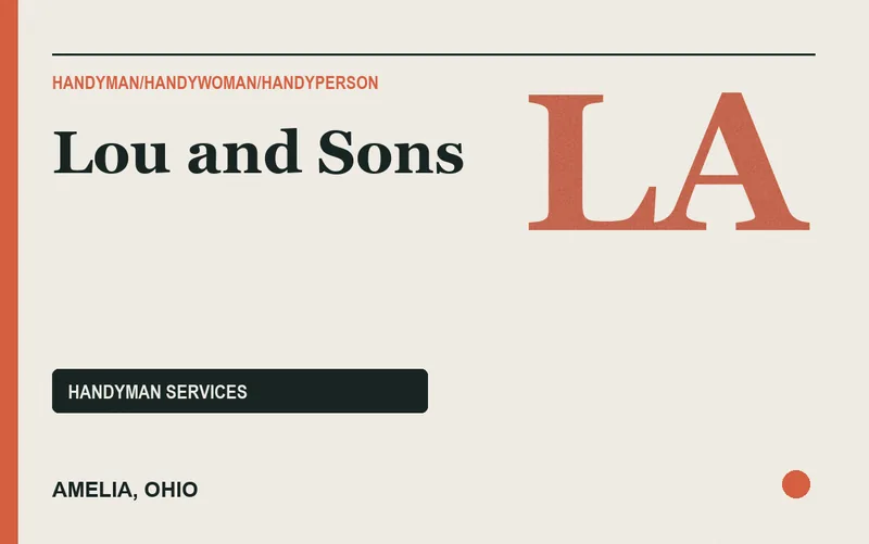 Lou and Sons in Amelia, Ohio
