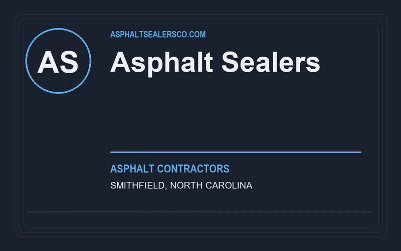 Asphalt Sealers in Smithfield, North Carolina