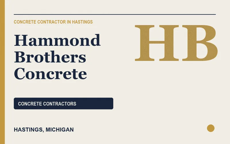 Hammond Brothers Concrete in Hastings, Michigan