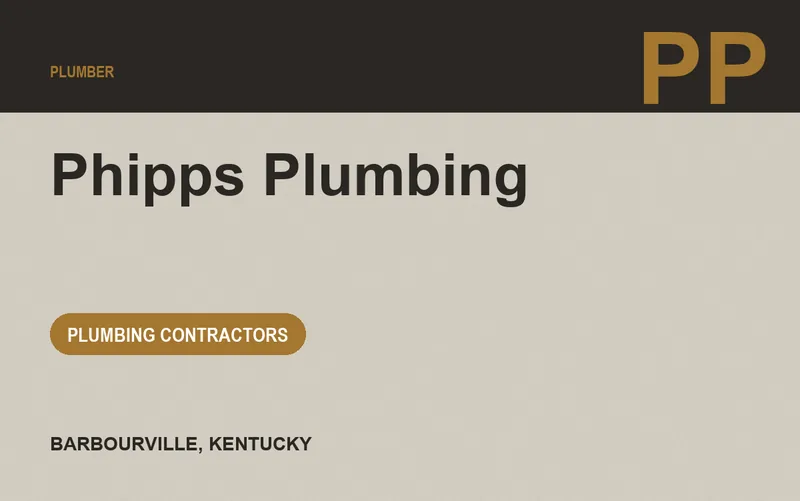 Phipps Plumbing in Barbourville, Kentucky