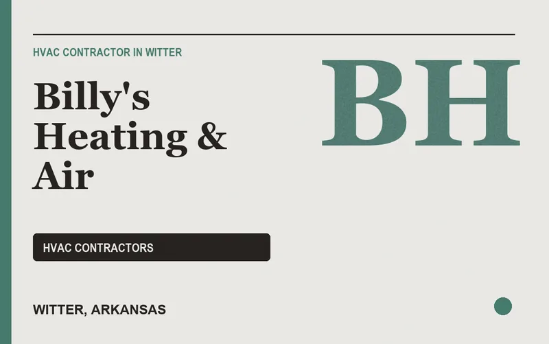 Billy's Heating & Air in Witter, Arkansas
