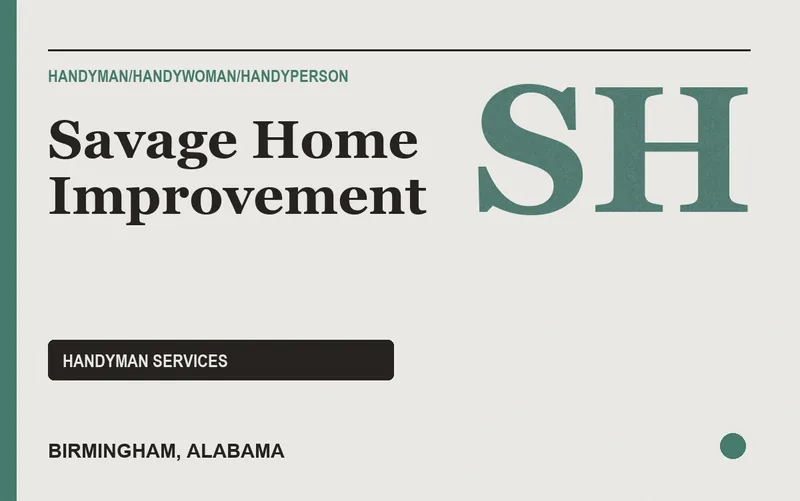 Savage Home Improvement in Birmingham, Alabama