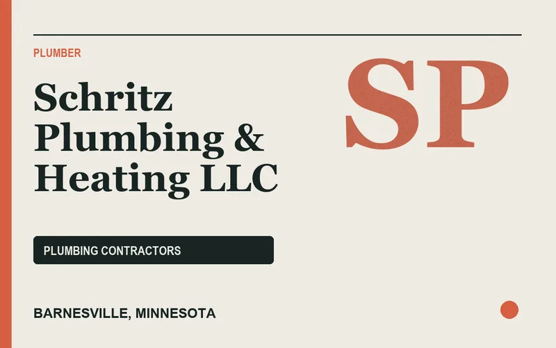 Schritz Plumbing & Heating LLC in Barnesville, Minnesota