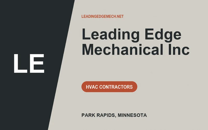 Leading Edge Mechanical Inc in Park Rapids, Minnesota
