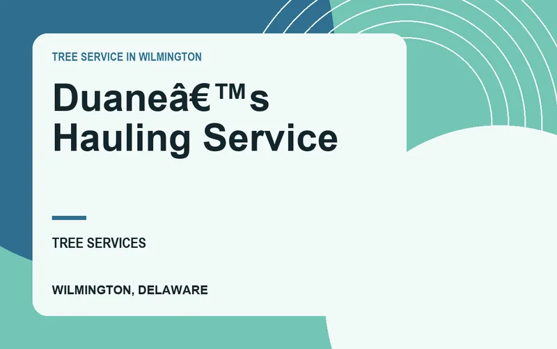 Duaneâ€™s Hauling Service in Wilmington, Delaware