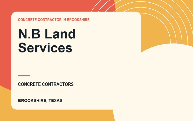 N.B Land Services in Brookshire, Texas