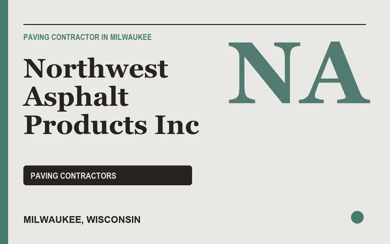 Northwest Asphalt Products Inc in Milwaukee, Wisconsin
