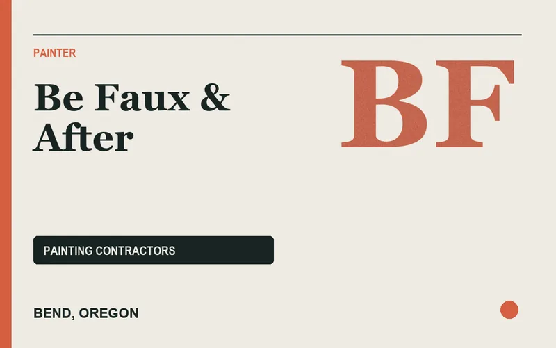 Be Faux & After in Bend, Oregon