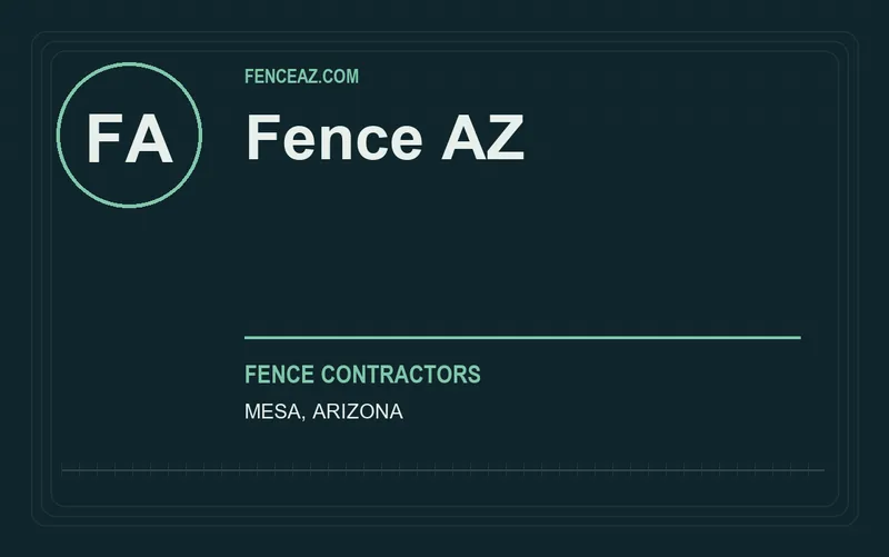 Fence AZ in Mesa, Arizona