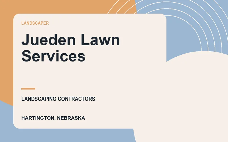 Jueden Lawn Services in Hartington, Nebraska