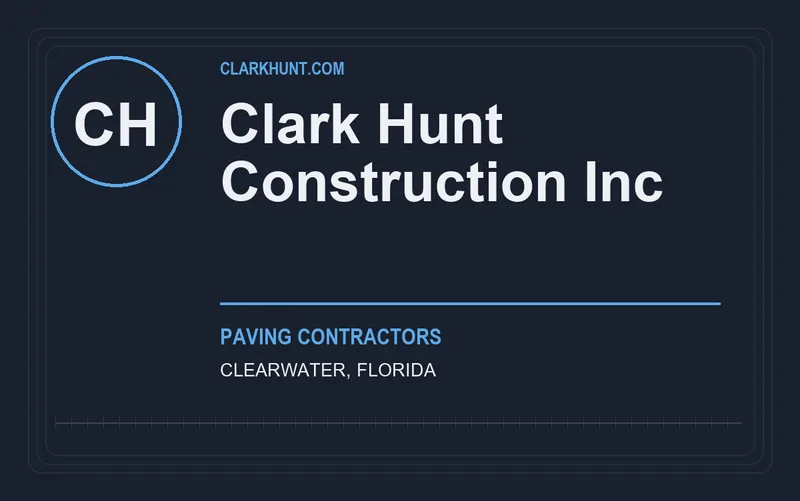 Clark Hunt Construction Inc in Clearwater, Florida
