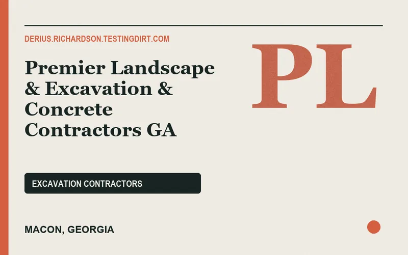 Premier Landscape & Excavation & Concrete Contractors GA in Macon, Georgia