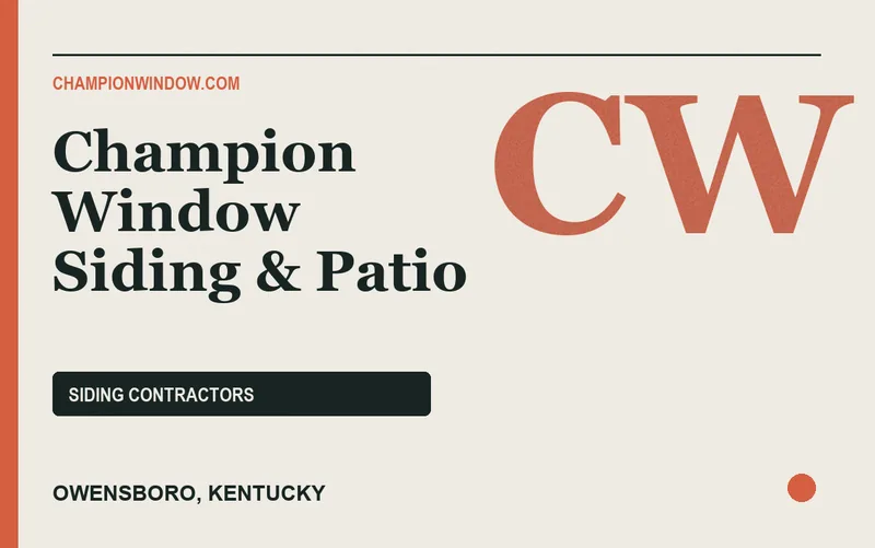 Champion Window Siding & Patio in Owensboro, Kentucky