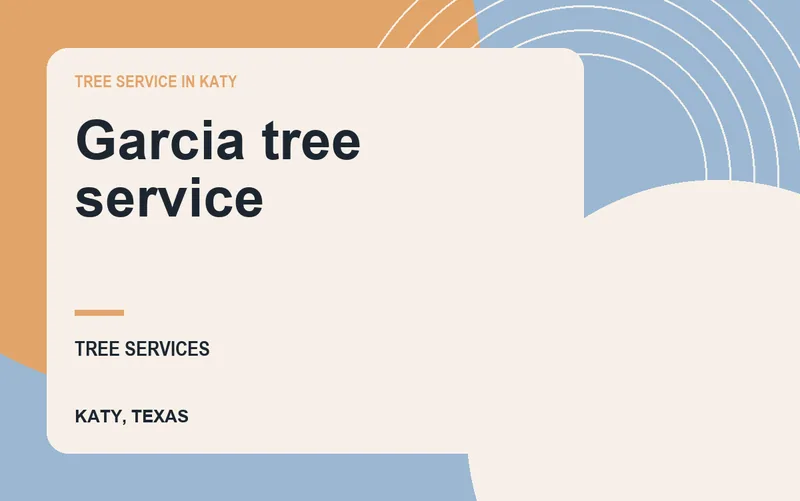 Garcia tree service in Katy, Texas