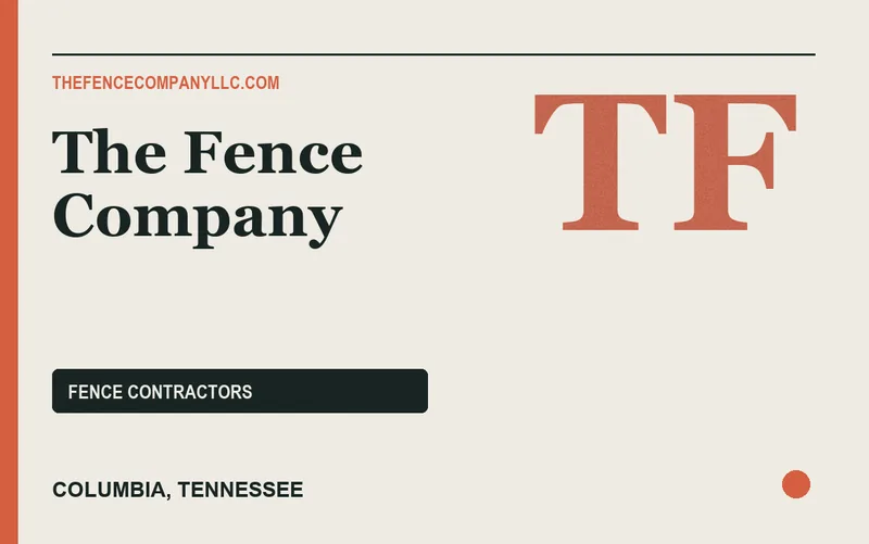 The Fence Company in Columbia, Tennessee