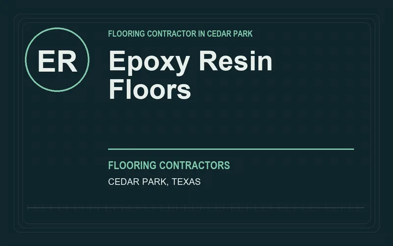 Epoxy Resin Floors in Cedar Park, Texas