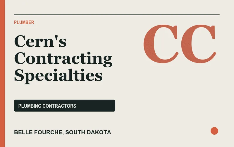Cern's Contracting Specialties in Belle Fourche, South Dakota