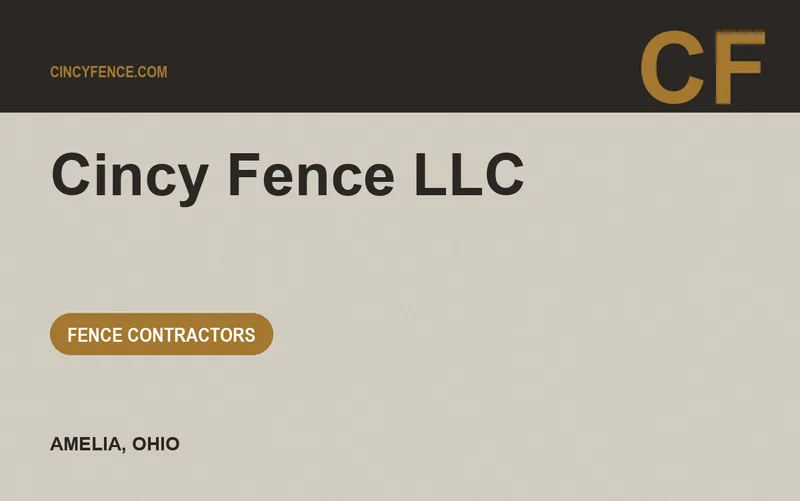Cincy Fence LLC in Amelia, Ohio