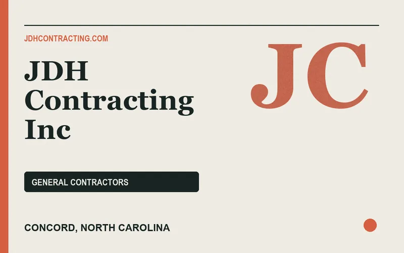JDH Contracting Inc in Concord, North Carolina
