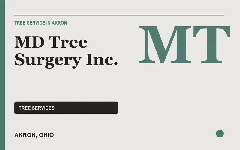 MD Tree Surgery Inc. in Akron, Ohio