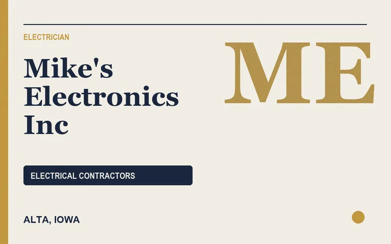 Mike's Electronics Inc in Alta, Iowa