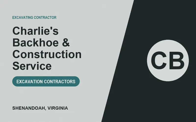 Charlie's Backhoe & Construction Service in Shenandoah, Virginia