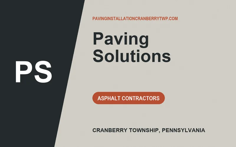 Paving Solutions in Cranberry Township, Pennsylvania