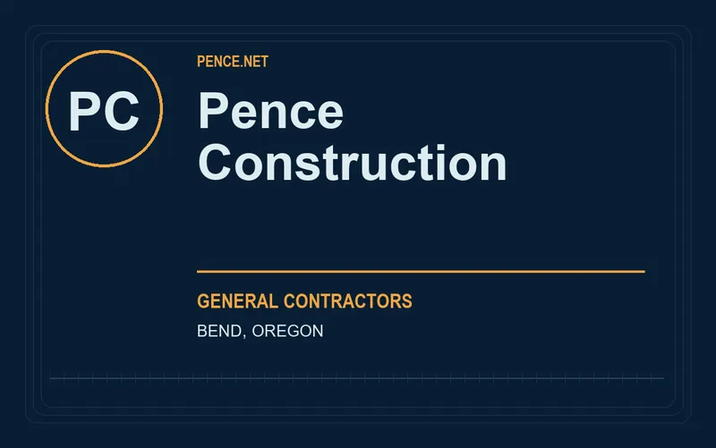 Pence Construction in Bend, Oregon