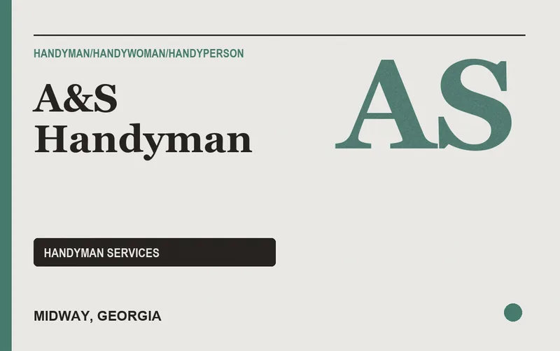 A&S Handyman in Midway, Georgia
