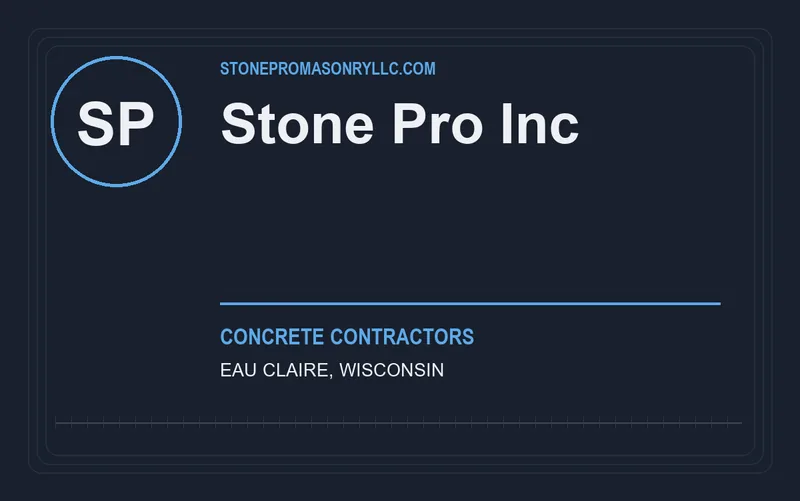 Stone Pro Inc in Eau Claire, Wisconsin